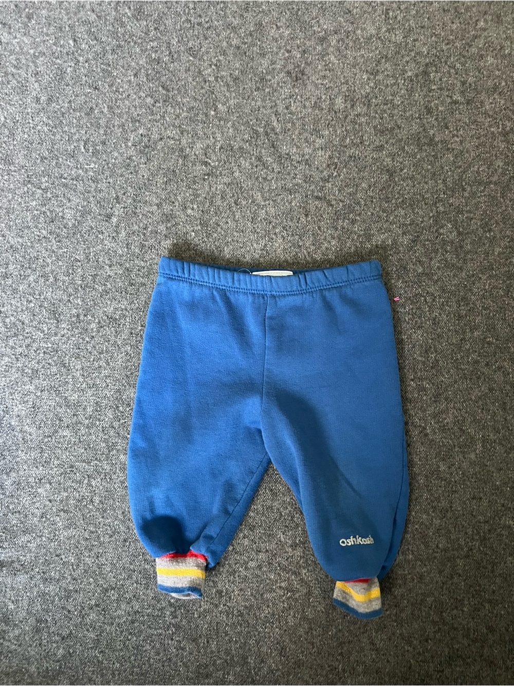 Vintage OshKosh B'gosh Blue Kids Fleece Bottoms size 9 months